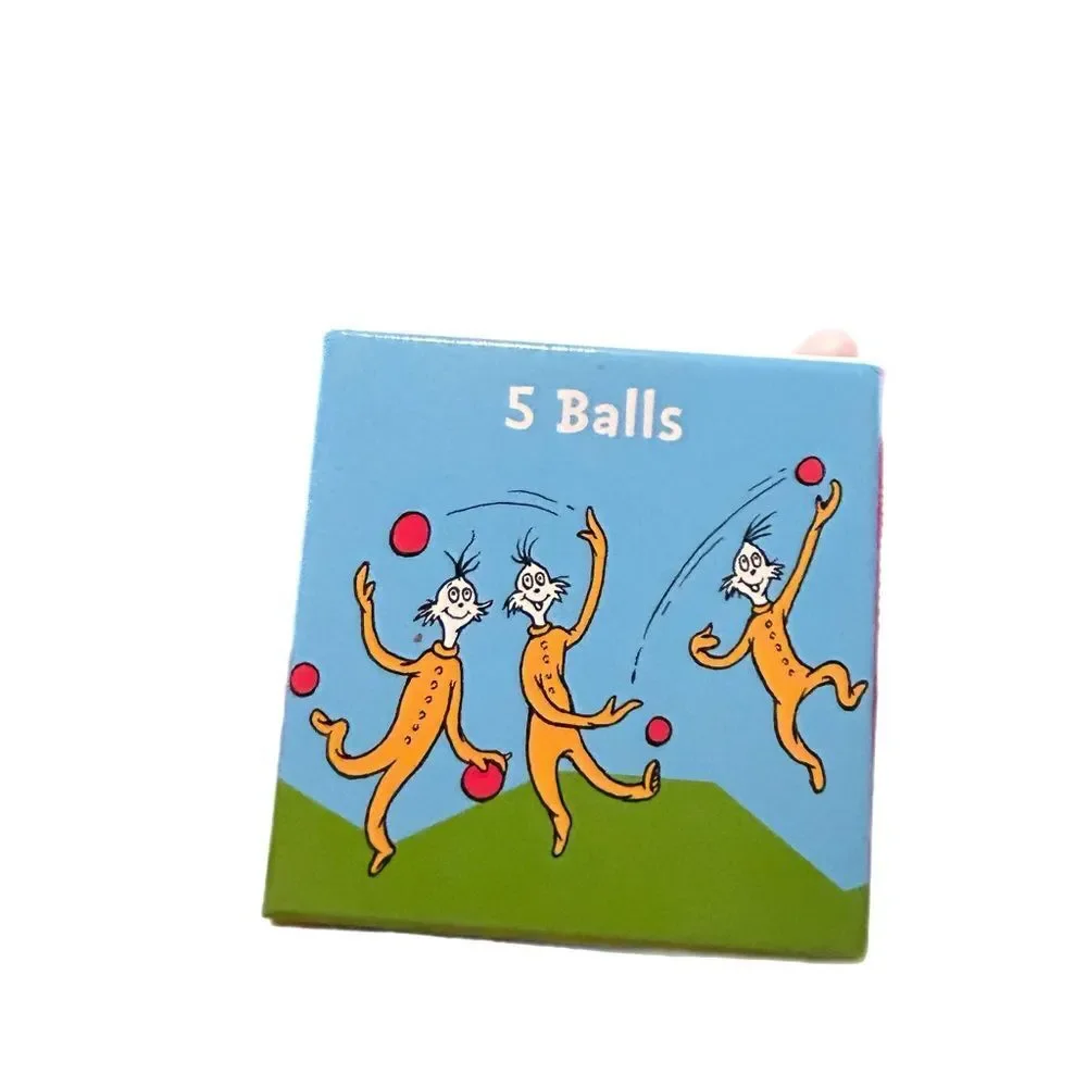 Dr Seuss Building Blocks 123 Stackable Nesting Set of 10 Sturdy 2011 Rare